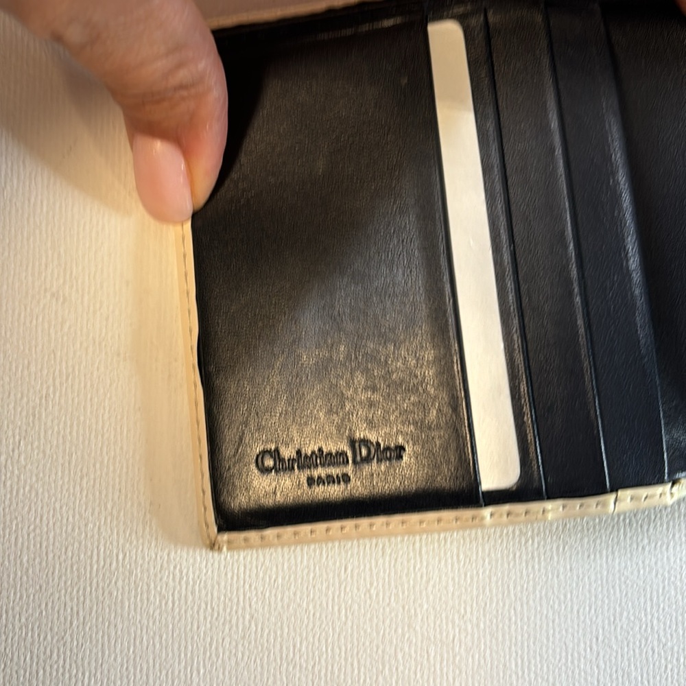 Dior Compact Wallet - Blue & Wht includes authenticity card. - Picture 13 of 16